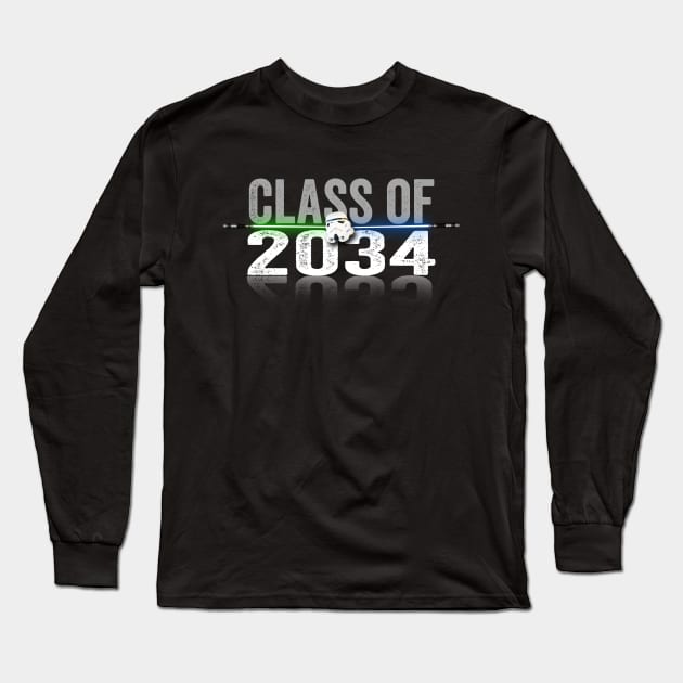 Class of 2034 Long Sleeve T-Shirt by Horisondesignz